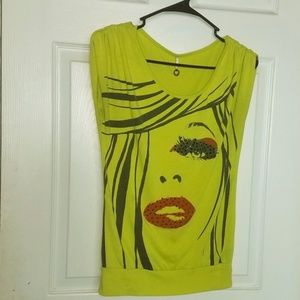 Lip Biter Embellished Tee